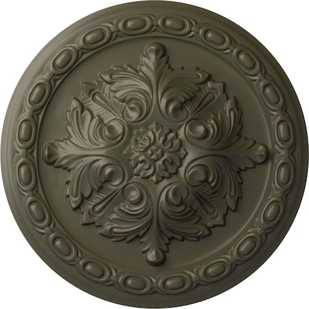 Ekena Millwork Acanthus Ceiling Medallion, Hand-Painted Witch Hazel, 11 3/8"OD x 2"P CM11ACWHF